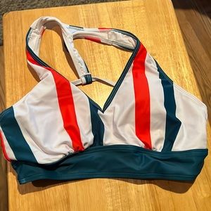 Red white and blue bathing suit!